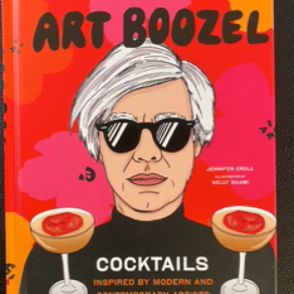 Art Boozel Cocktail Book + Toss Mini Cocktail Shaker, Leopard Pony - 8 Ounce - Picture 2 of 14